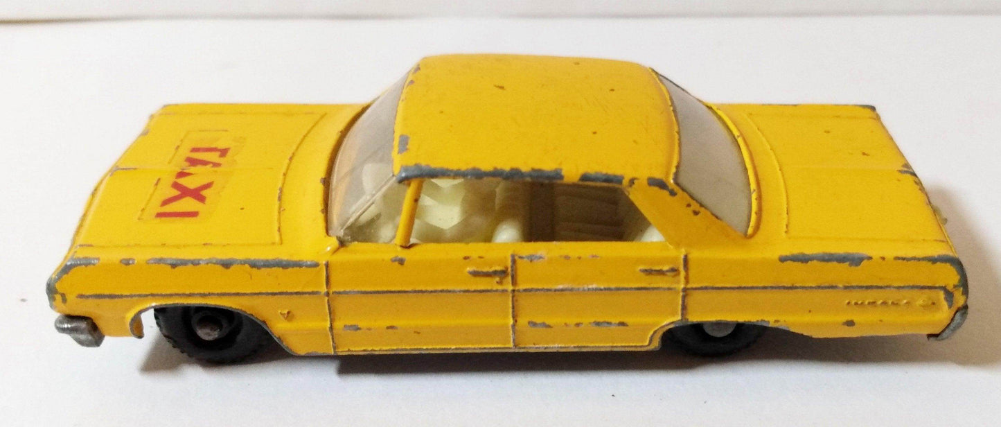 Lesney Matchbox no. 20 Chevrolet Impala Taxi 1965 - TulipStuff