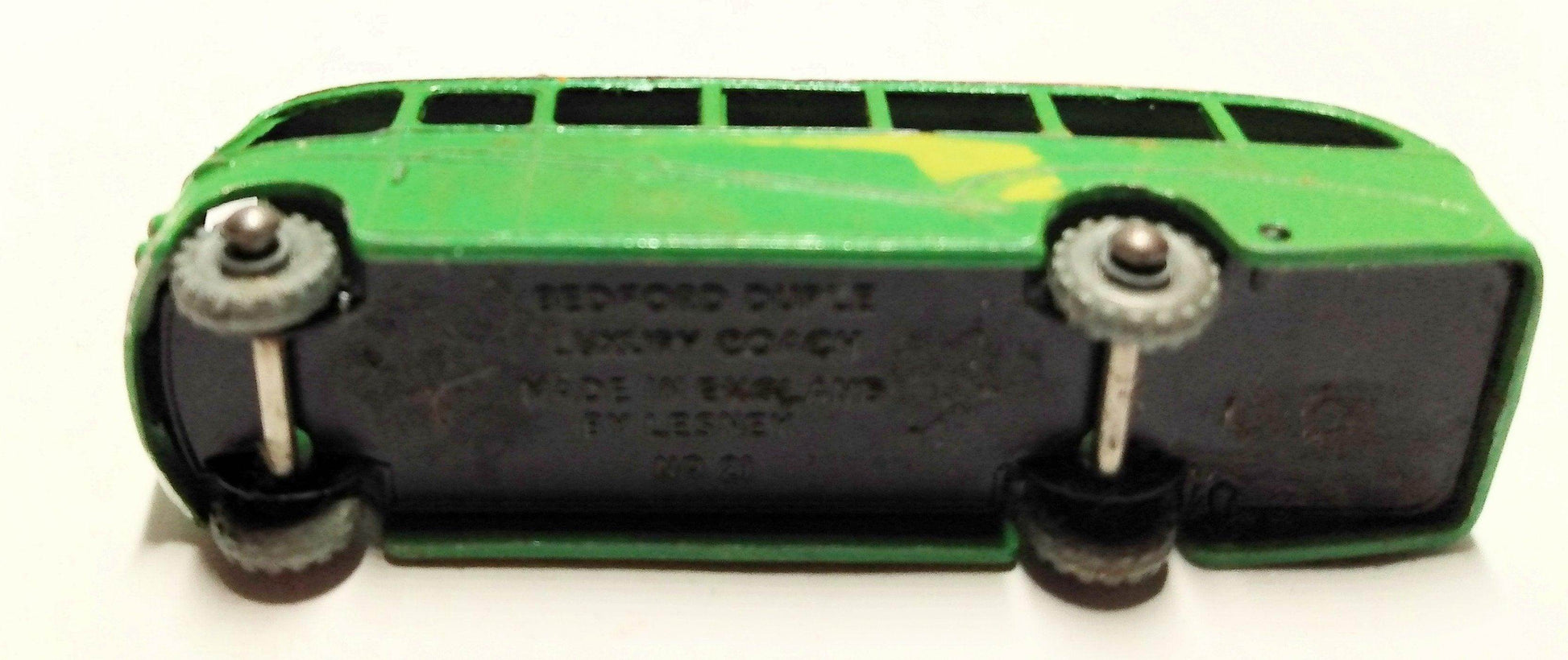 Lesney Matchbox 21 Bedford Duple Luxury Coach London to Glasgow 1958 - TulipStuff