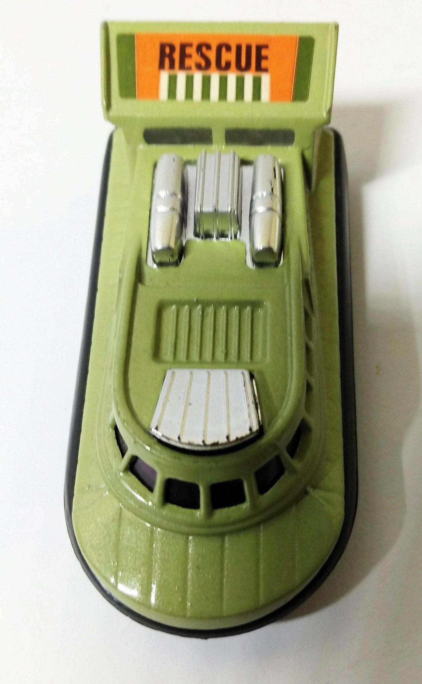 Lesney Matchbox No. 2 Rescue Hovercraft Black Base England 1978 - TulipStuff