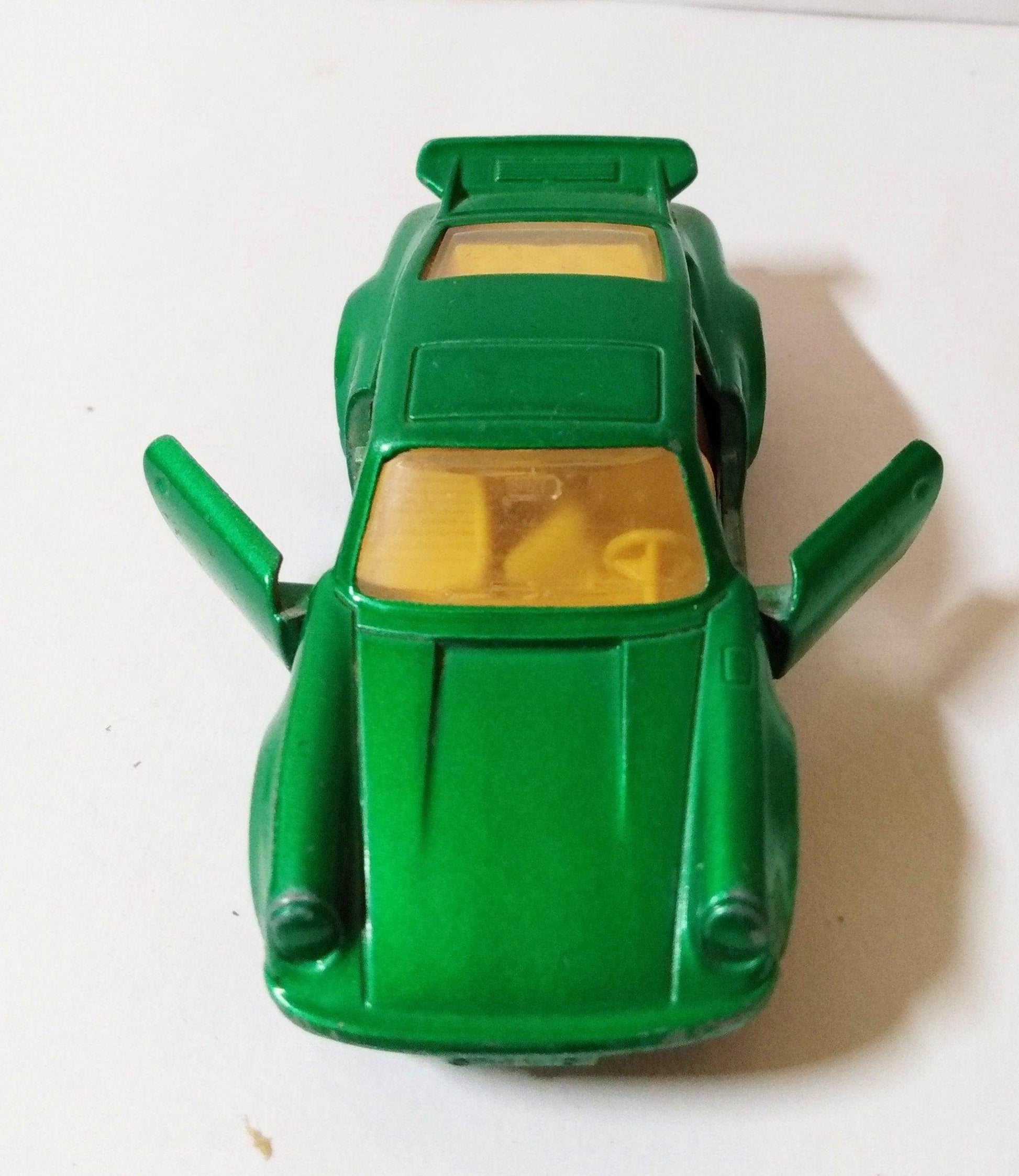 Matchbox 3 Porsche 911 Turbo Sports Car Green England 1980 - TulipStuff