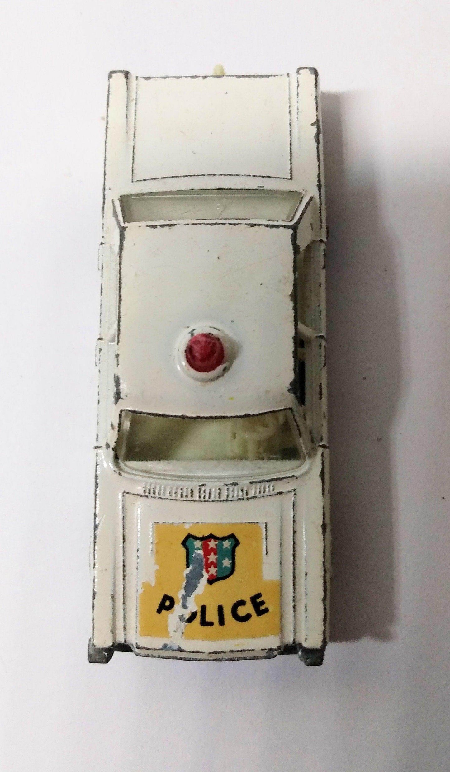 Lesney Matchbox 55 Ford Galaxie Police Car England 1966 - TulipStuff