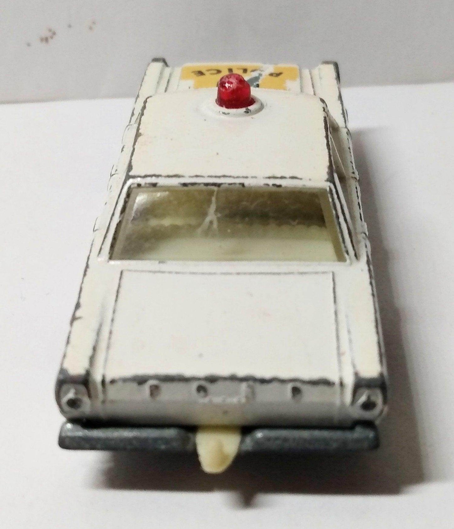 Lesney Matchbox 55 Ford Galaxie Police Car England 1966 - TulipStuff