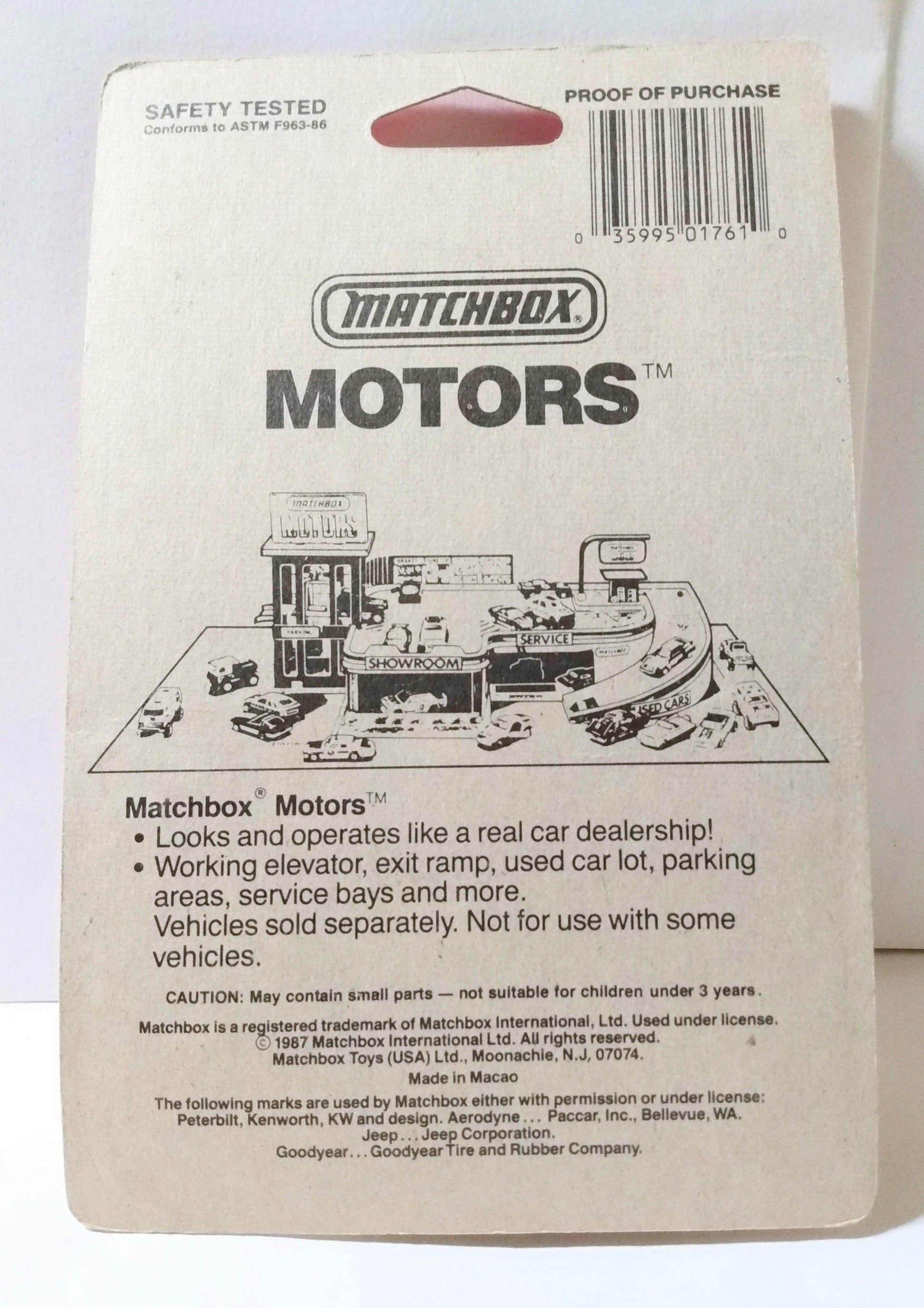 Matchbox 61 Peterbilt Wreck Truck SFPD Police 1987 - TulipStuff