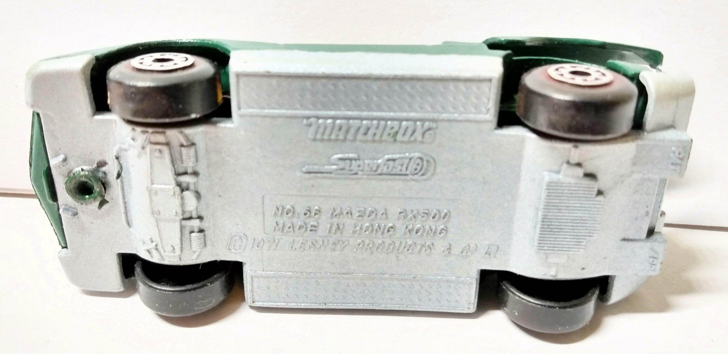 Lesney Matchbox No. 66 Mazda RX-500 Green Hong Kong 1981 - TulipStuff