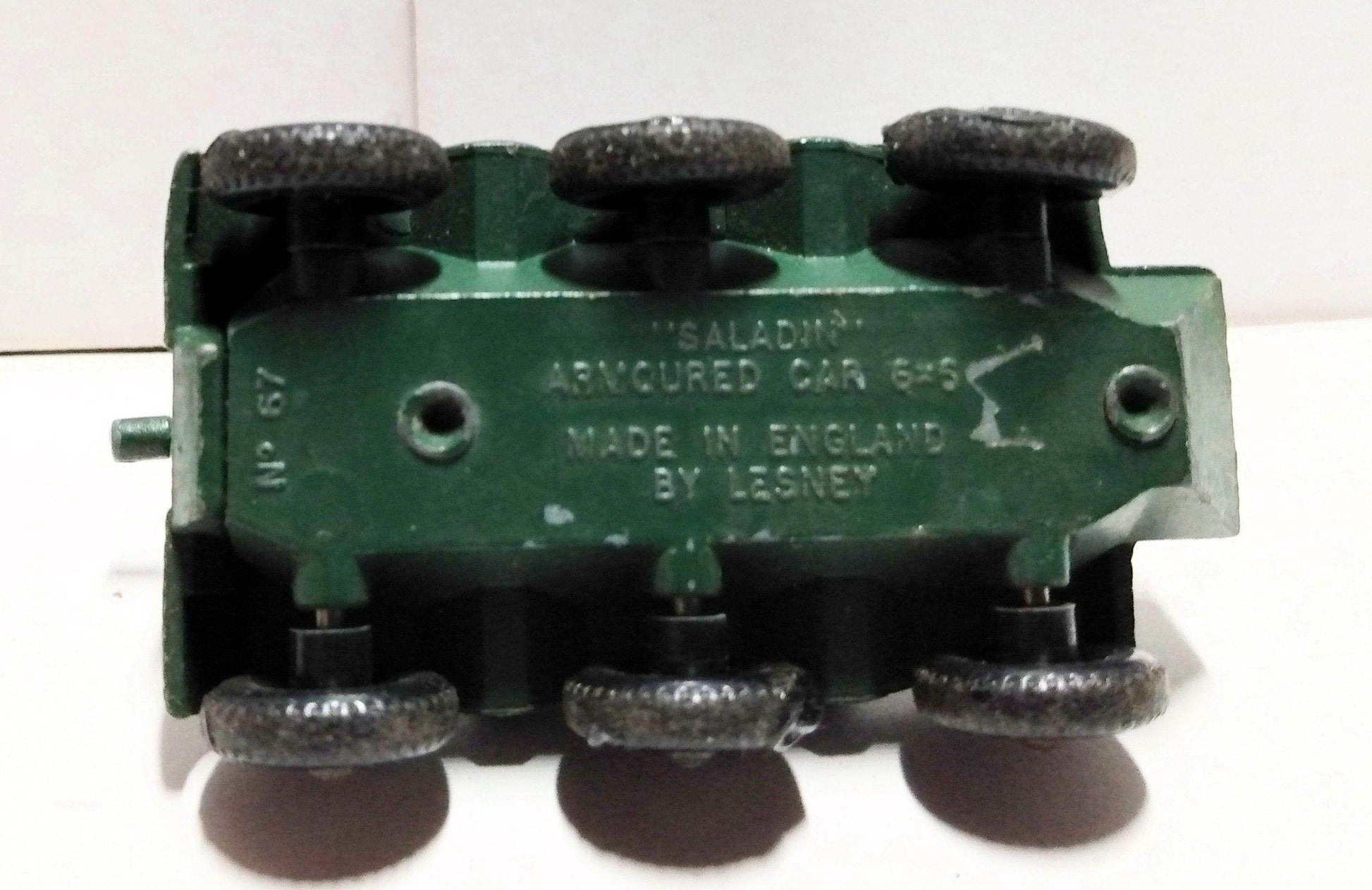 Lesney Matchbox No. 67 Saladin Armoured Car Army Tank England 1959 - TulipStuff