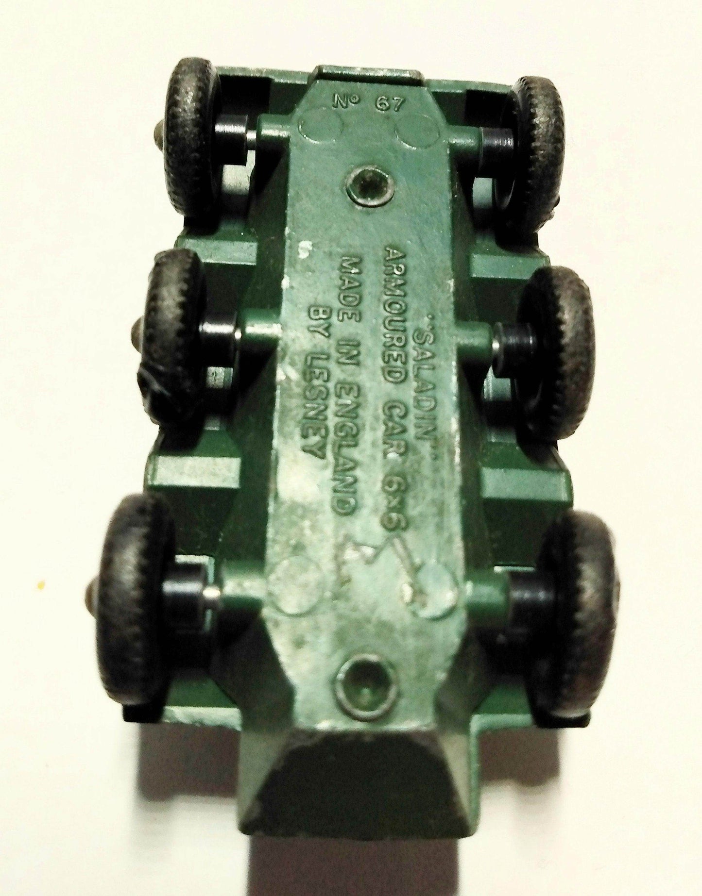 Lesney Matchbox No. 67 Saladin Armoured Car Army Tank England 1959 - TulipStuff