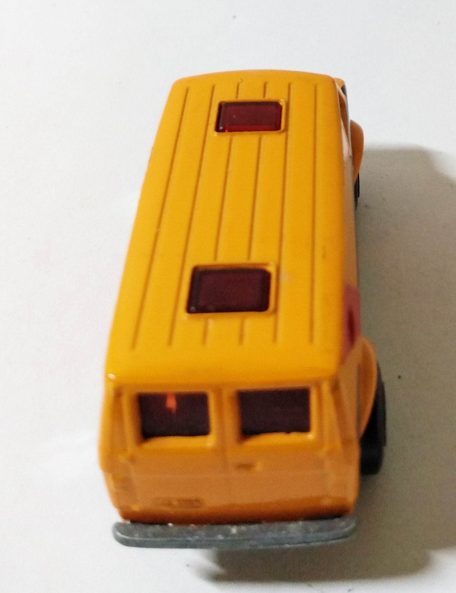 Lesney Matchbox 68 Chevy Van Superfast England 1979 Orange - TulipStuff