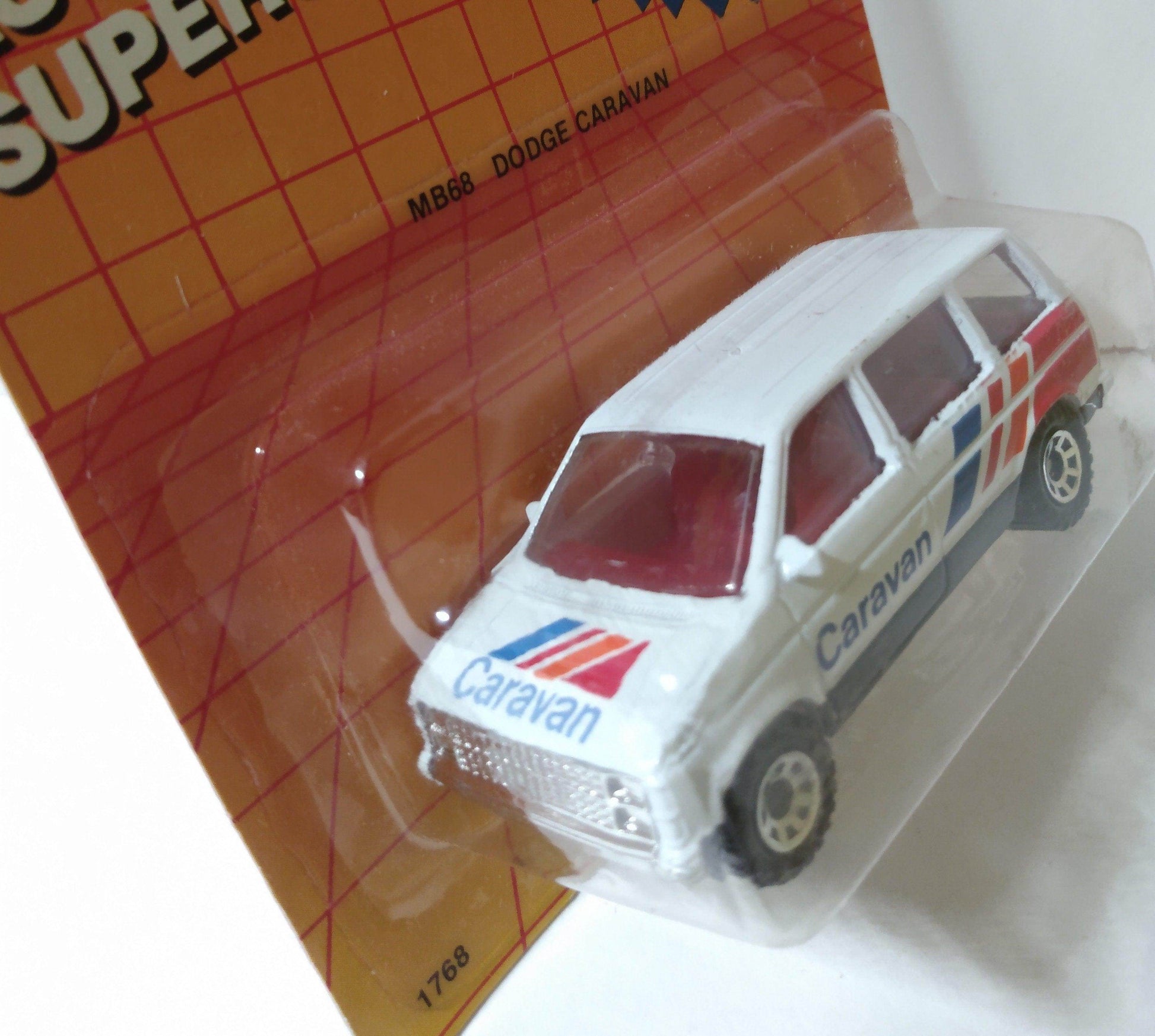Matchbox 68 1984 Dodge Caravan Vintage Diecast Metal Macau - TulipStuff