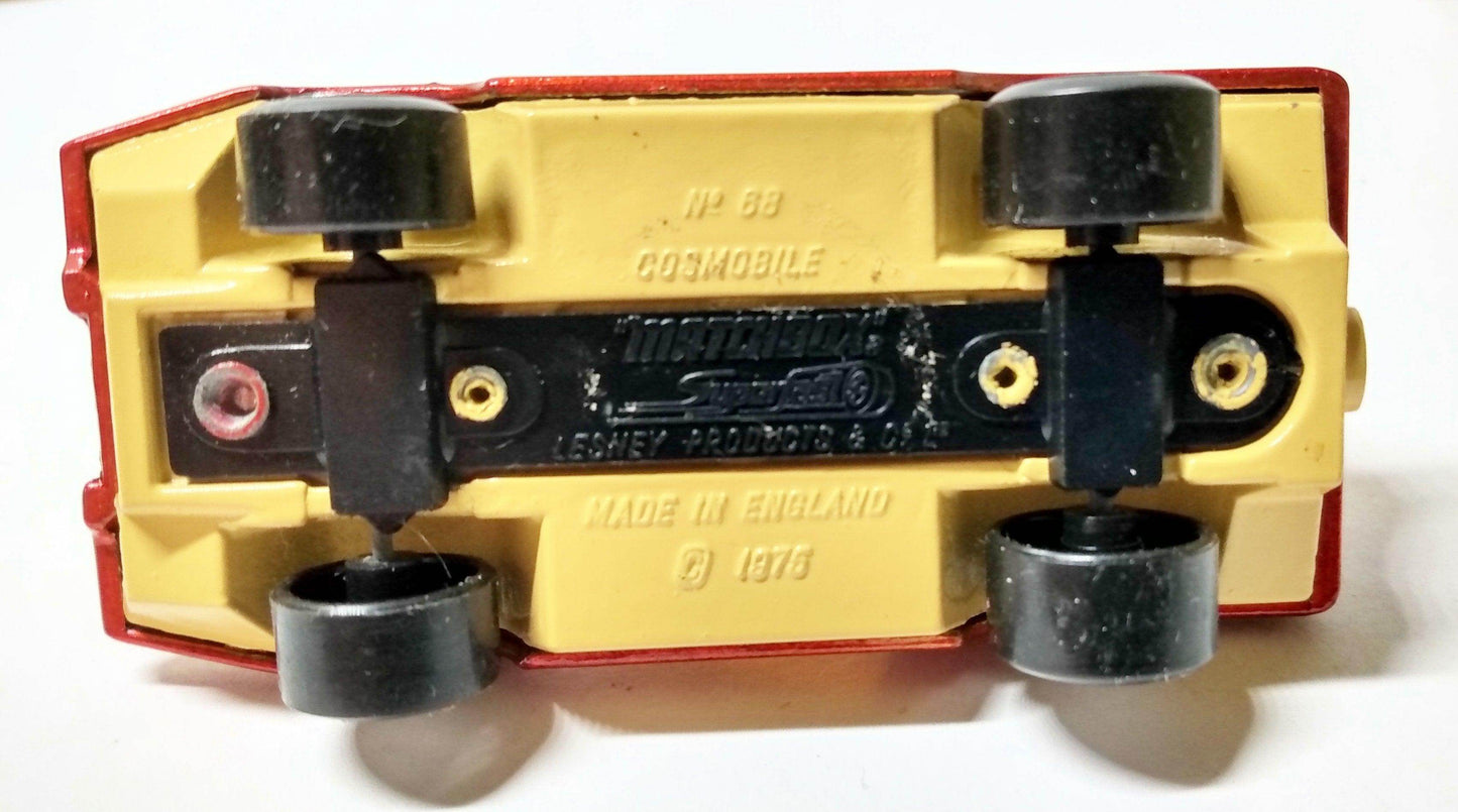 Lesney Matchbox 68 Cosmobile Superfast England 1978 Red - TulipStuff