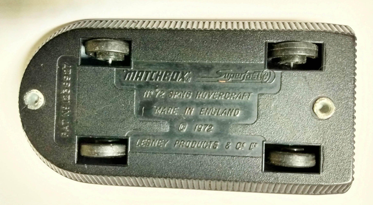 Lesney Matchbox No. 72 SRN6 Hovercraft Superfast England 1972 - TulipStuff