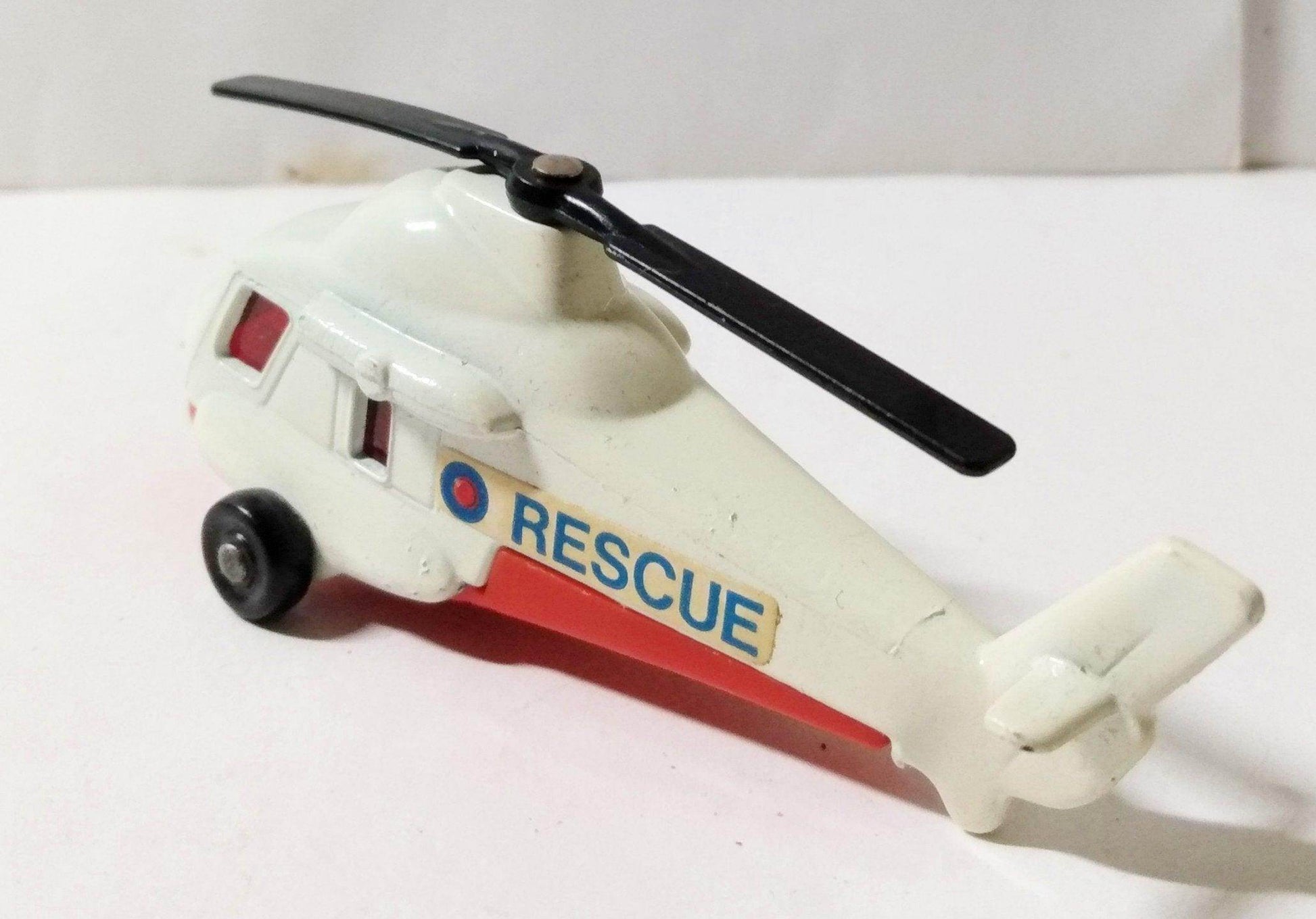 Lesney Matchbox 75 Seasprite Rescue Helicopter 1977 England - TulipStuff