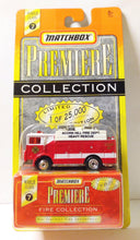 Load image into Gallery viewer, Matchbox Premiere Acorn Hill Fire Dept Heavy Rescue Truck Error Card - TulipStuff