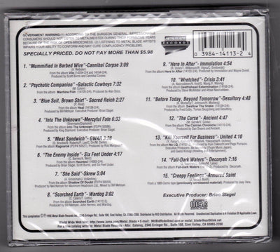 Metalmeister Domestic Metal Blade Records Compilation CD 1996 - TulipStuff