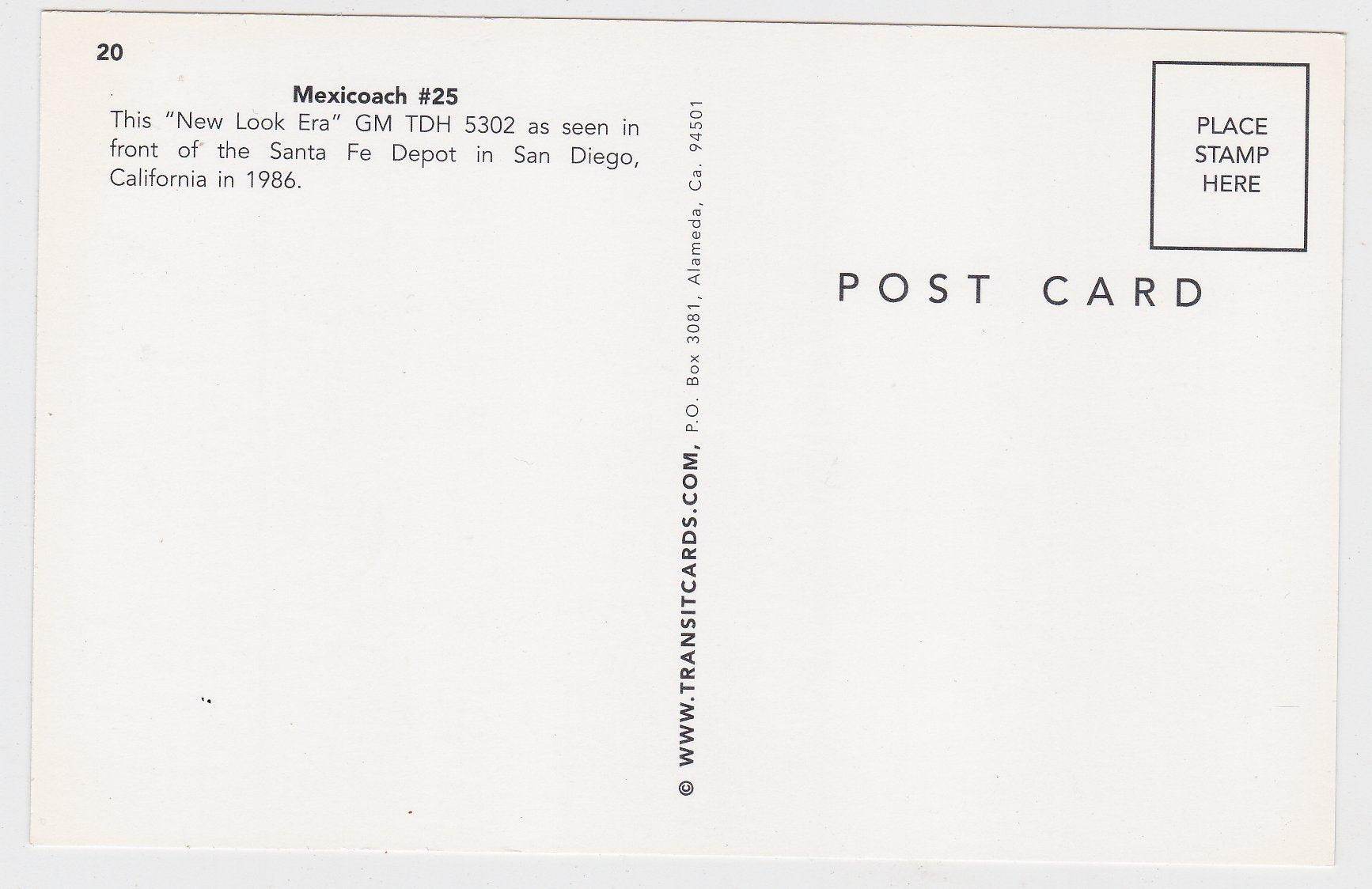 Mexicoach GM TDH 5302 Bus Santa Fe Depot San Diego 1986 - TulipStuff