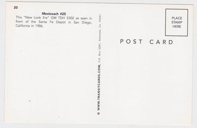 Mexicoach GM TDH 5302 Bus Santa Fe Depot San Diego 1986 - TulipStuff
