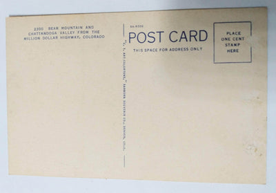 Bear Mountain Chattanooga Valley Million Dollar Highway Colorado 1940s - TulipStuff