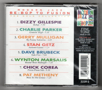 The Gold Collection: Modern Jazz Be-Bop To Fusion Album CD 1998 - TulipStuff
