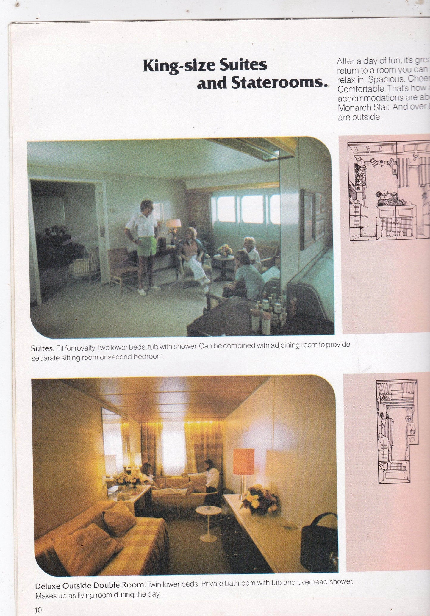 Monarch Cruise Lines ss Monarch Star 1977 Caribbean Cruise Brochure - TulipStuff