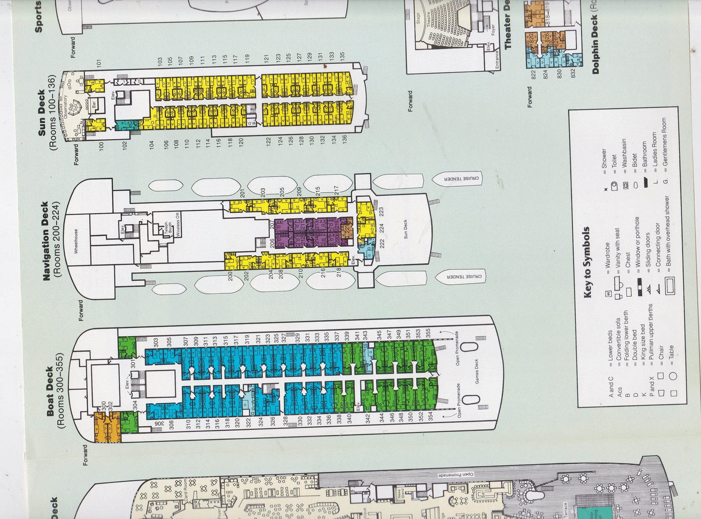 Monarch Cruise Lines ss Monarch Star 1977 Caribbean Cruise Brochure - TulipStuff