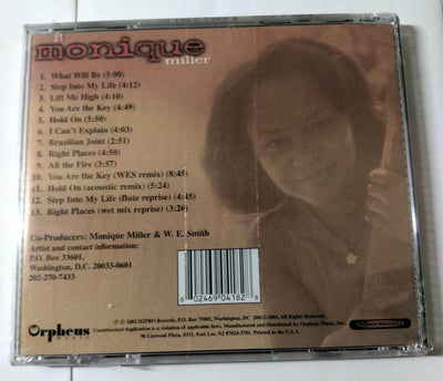 Monique Miller S/T R&B Soul Jazz Album CD Orpheus 2002 - TulipStuff