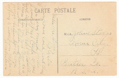 Mont St Michel Vue Generale Cote Est France Postcard 1910's - TulipStuff
