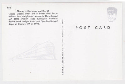 Leased MPI SD45 Locomotive Pulling A Burlington Northern Freight Train - TulipStuff