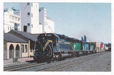 Leased MPI SD45 Locomotive Pulling A Burlington Northern Freight Train - TulipStuff