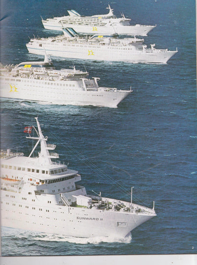 Norwegian Caribbean Southward Starward Sunward II Skyward 1979 Brochure - TulipStuff
