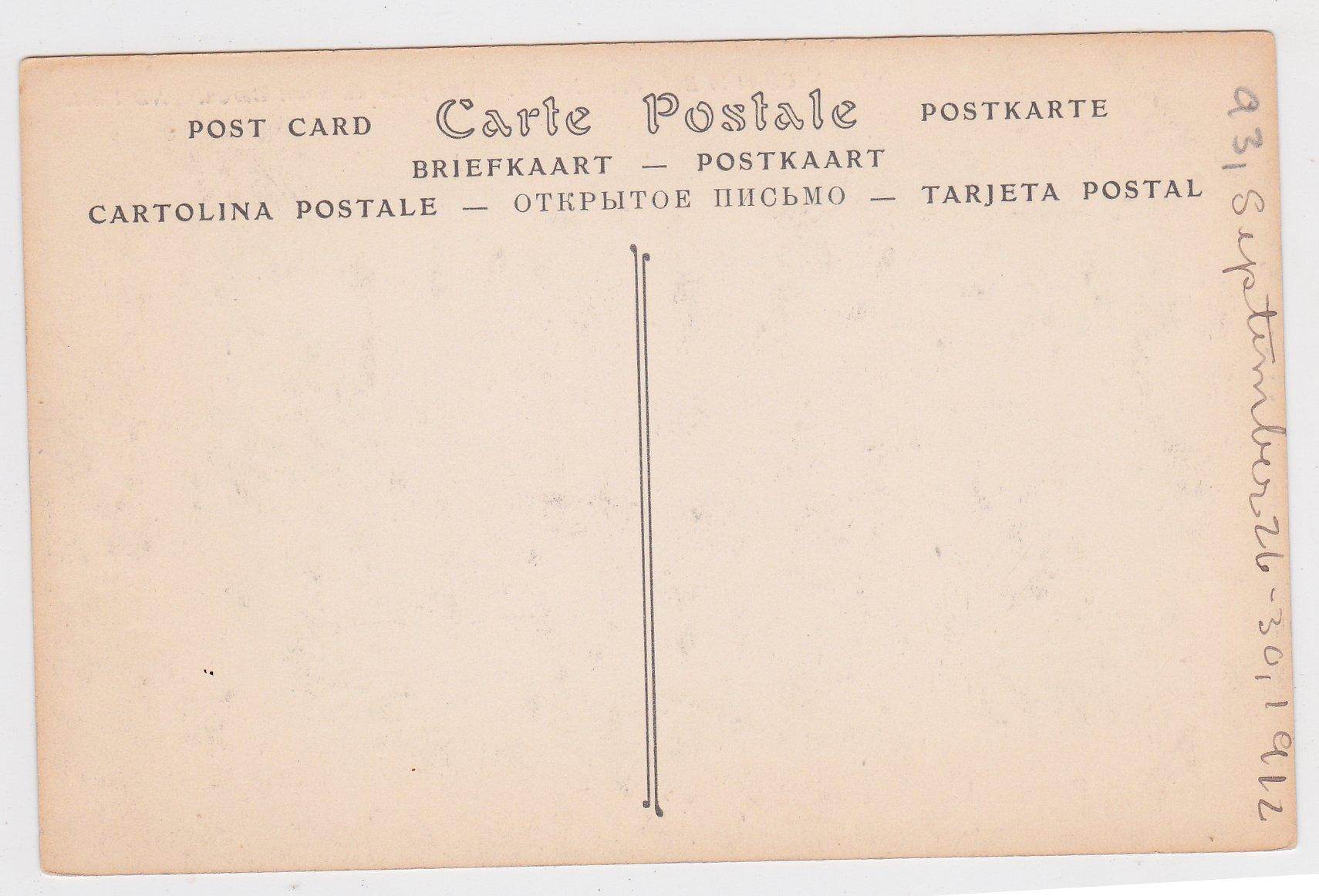 Nice et la Baie des Anges Vue prise du Mont Boron France Postcard 1912 - TulipStuff