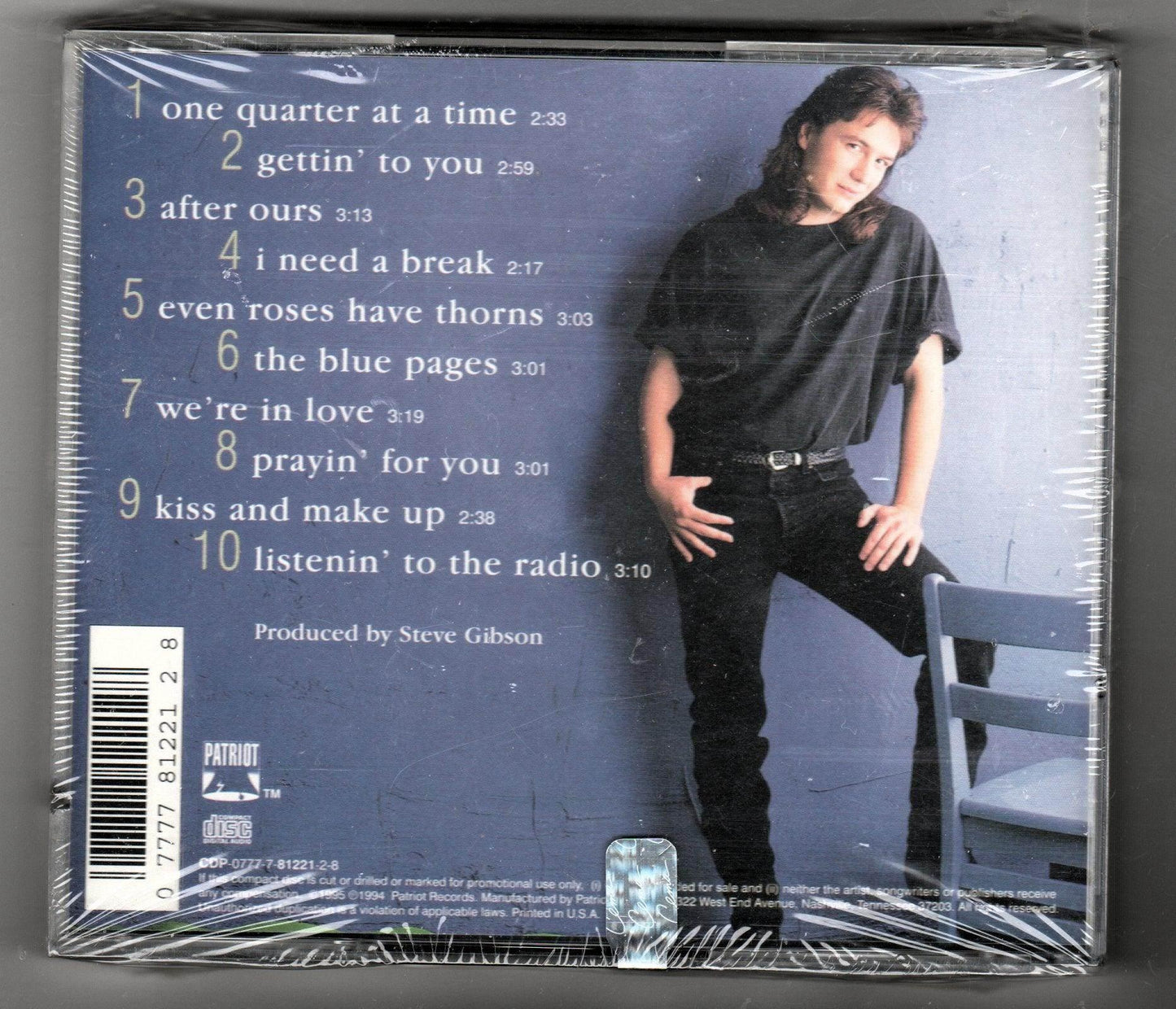 Noah Gordon I Need A Break Country Patriot Album CD 1995 - TulipStuff