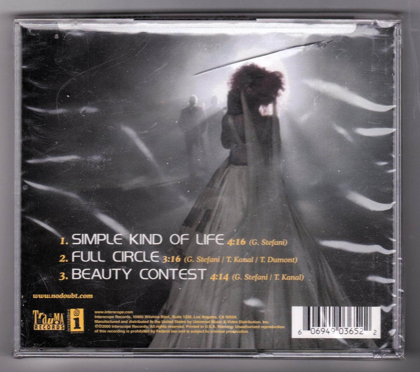 No Doubt Simple Kind Of Life Interscope Single CD 2000 - TulipStuff