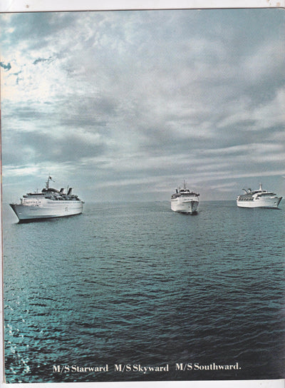 Norwegian Caribbean Southward Starward Skyward 1975 Cruise Brochure - TulipStuff