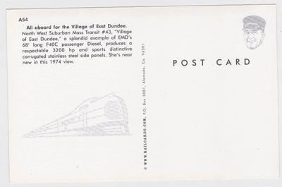 North West Suburban Mass Transit City of East Dundee EMD F40C - TulipStuff