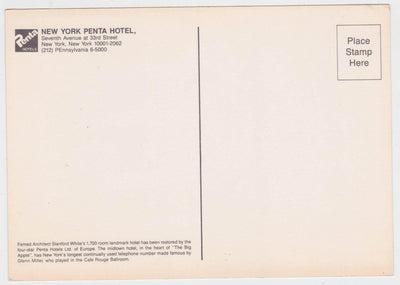 New York Penta Hotel - Hotel Pennsylvania New York City 1980's - TulipStuff