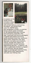 Load image into Gallery viewer, Ocean Dunes Resort Myrtle Beach SC Early 1980's Brochure - TulipStuff