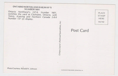 Ontario Northland and Temis Kaming Northern Canada Locomotives - TulipStuff