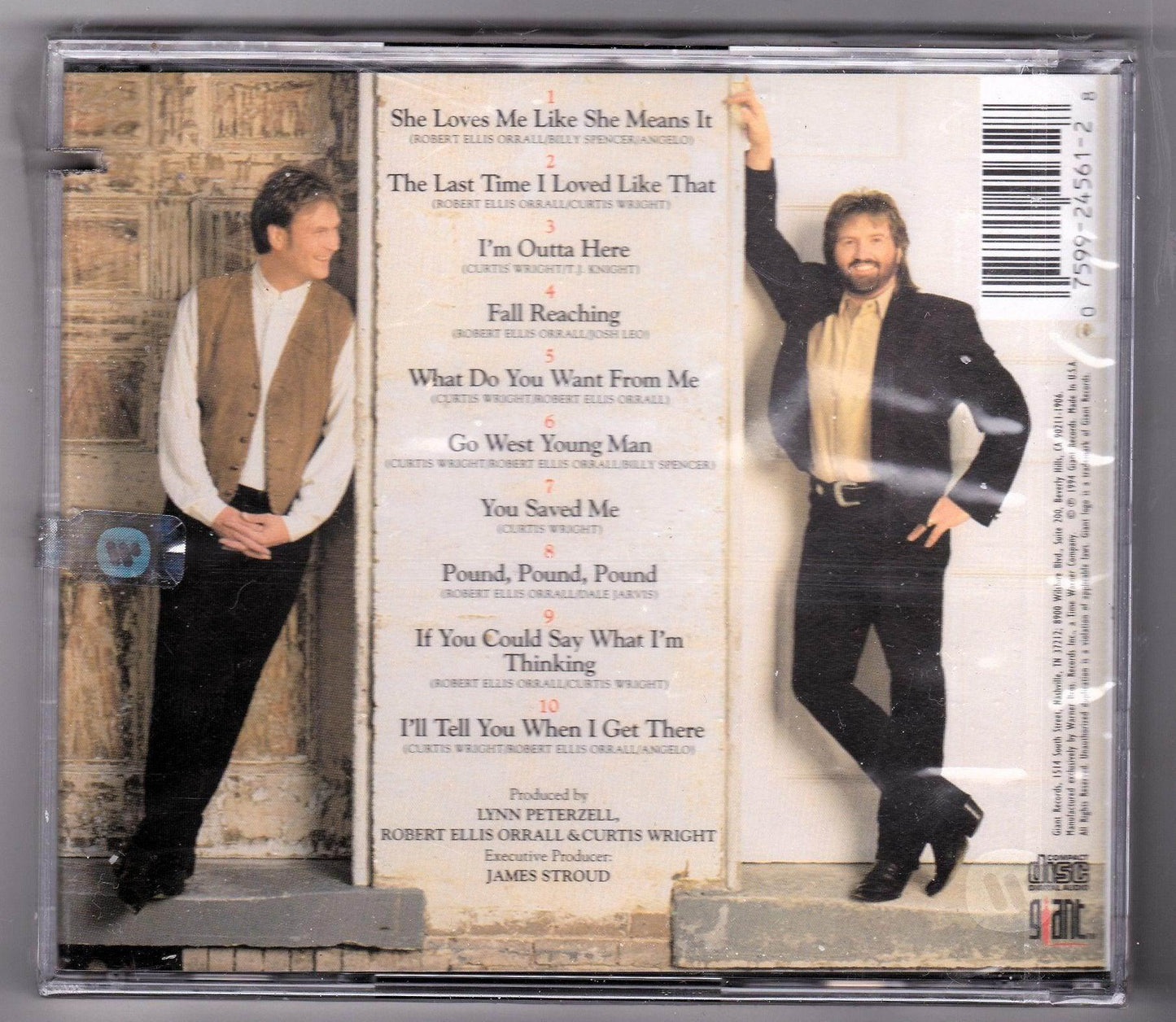 Orrall & Wright Country Music Giant 9 24561-2 Album CD 1994 - TulipStuff