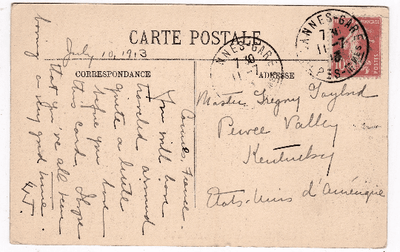 Paris Notre-Dame Group de Chimeres Gargoyles France 1913 - TulipStuff