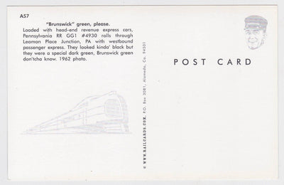 Pennsylvania Railroad Freight Train GG1 Electric Locomotive 1962 - TulipStuff