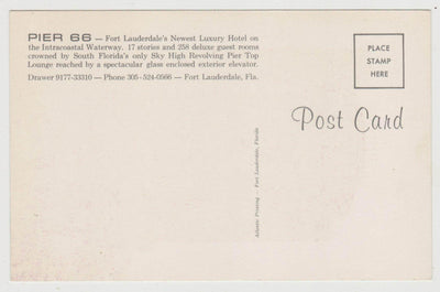 Pier 66 Hotel Fort Lauderdale Intracoastal Waterway Florida 1960's - TulipStuff