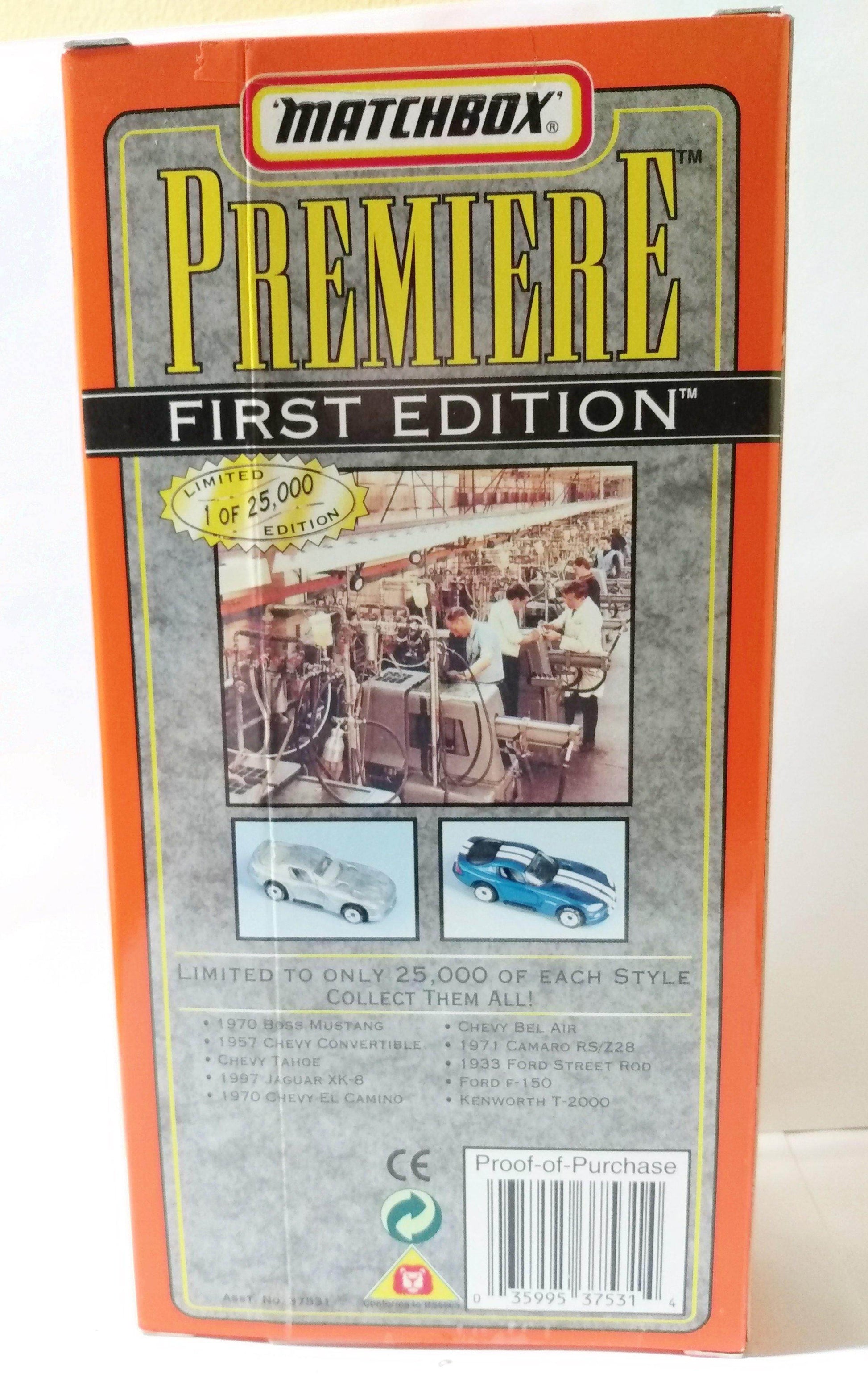 Matchbox Premiere 1st Edition First Production 1997 Jaguar XK-8 - TulipStuff