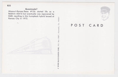 Katy Missouri-Kansas-Texas Railroad Humpback Hybrid Diesel Locomotive - TulipStuff