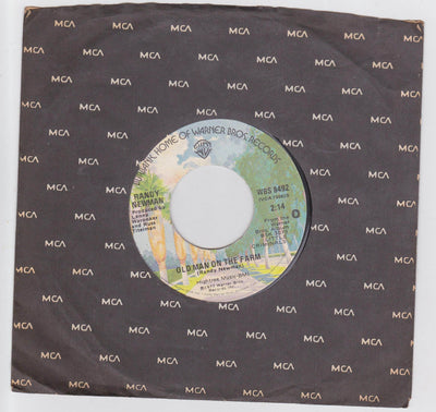 Randy Newman Short People b/w Old Man On The Farm 7" 1977 - TulipStuff