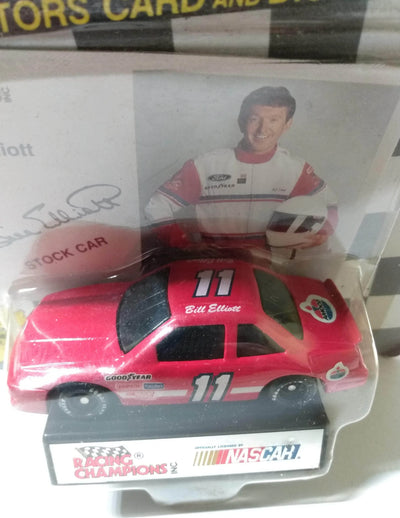Racing Champions Nascar 1992 Bill Elliott #11 Amoco Ford Stock Car - TulipStuff