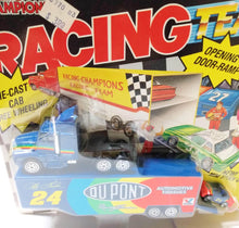 Load image into Gallery viewer, Racing Champions Micro Team Transporter 1992 Jeff Gordon DuPont - TulipStuff