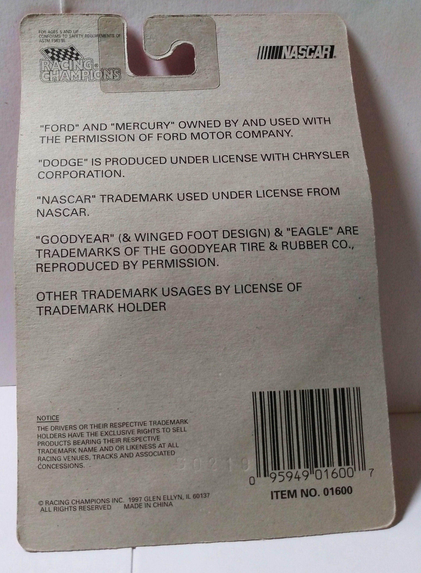 Racing Champions Nascar Classics Bud Moore 1969 Ford Torino - TulipStuff