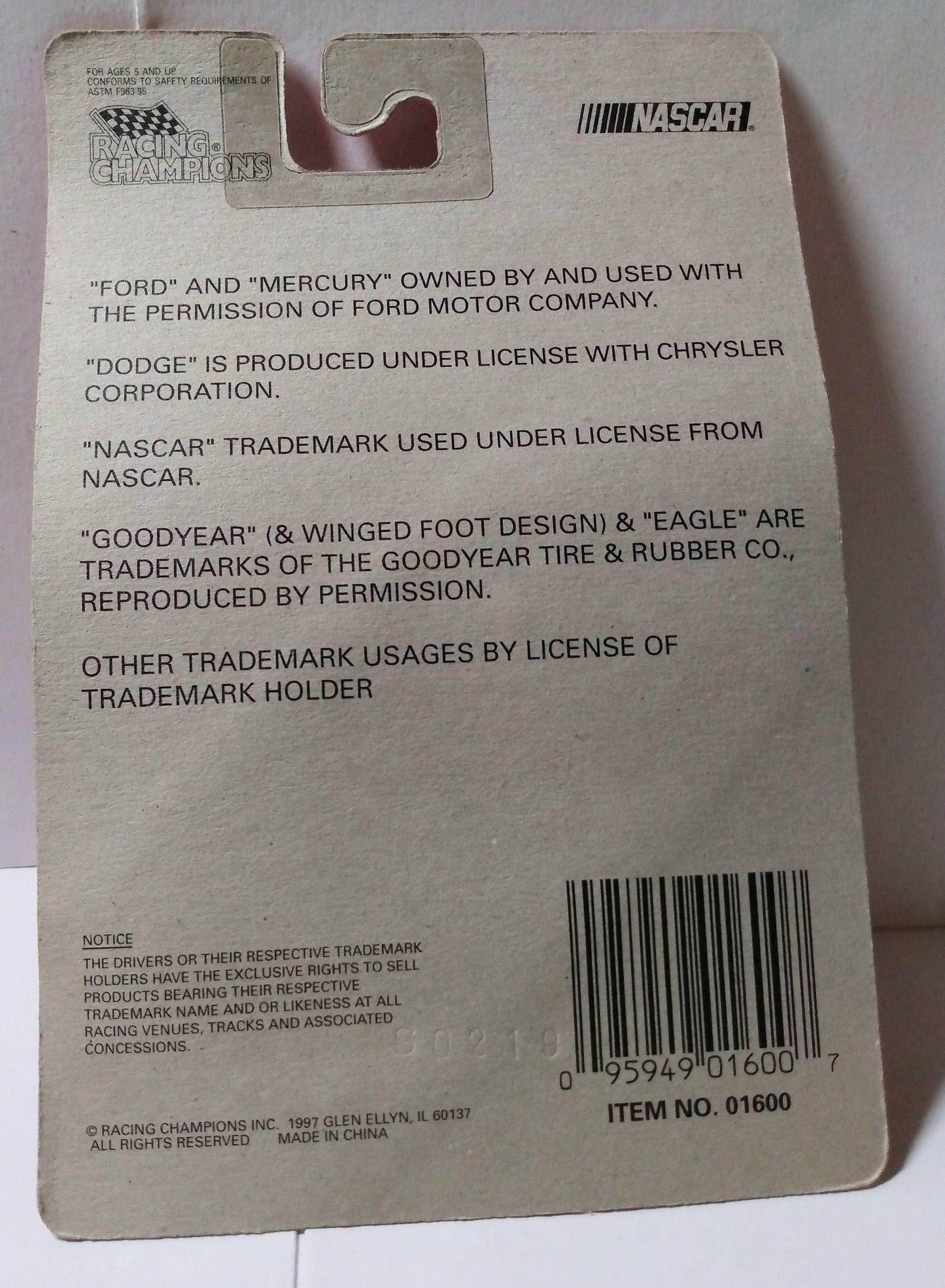 Racing Champions Nascar Classics Bud Moore 1969 Ford Torino - TulipStuff