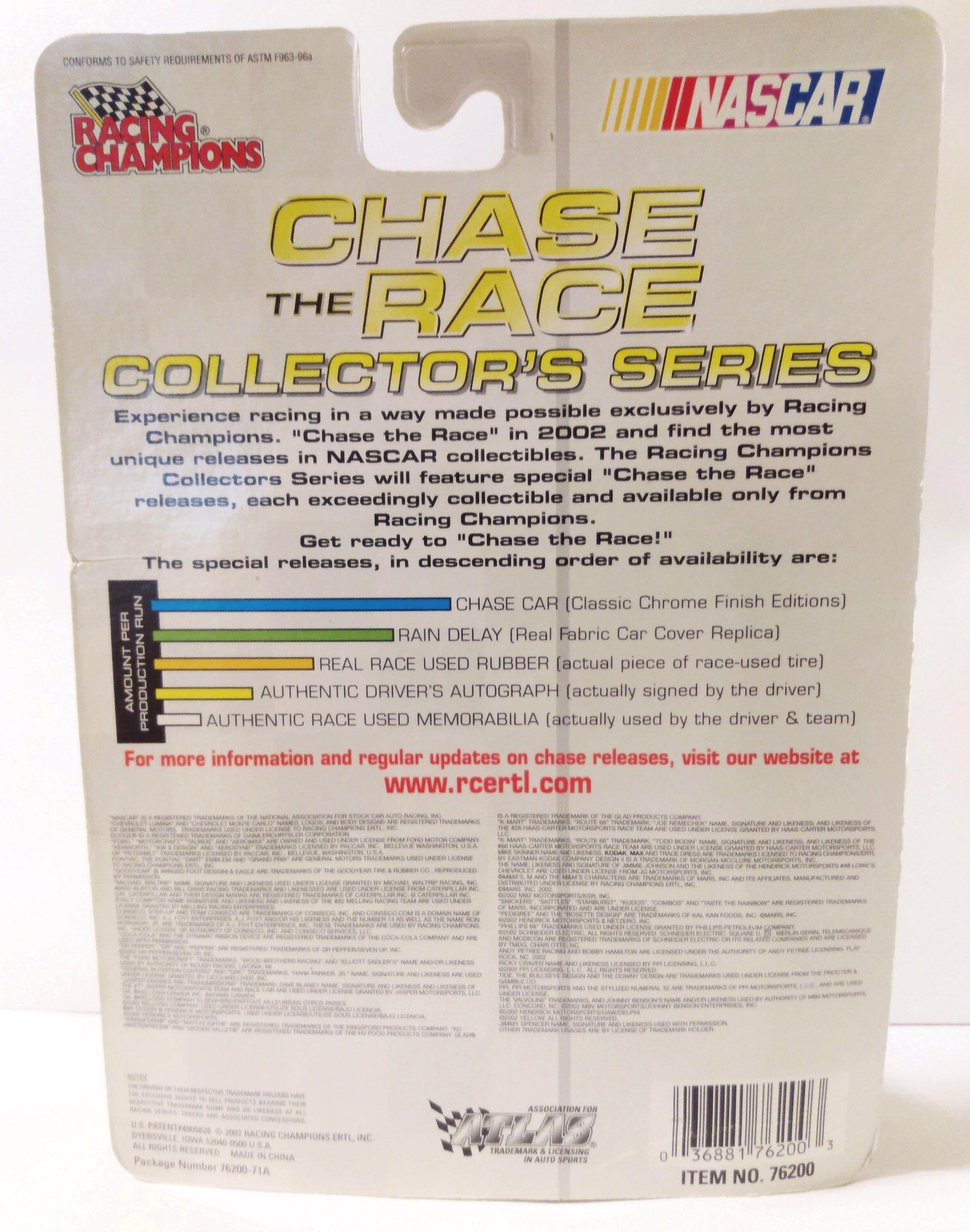 Racing Champions Chase The Race Nascar 2002 Joe Nemechek K-mart - TulipStuff