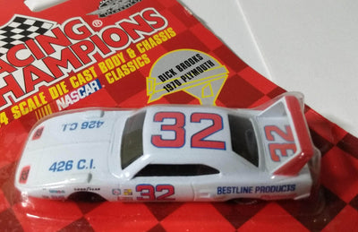 Racing Champions Nascar Classics Dick Brooks 1970 Plymouth Superbird - TulipStuff