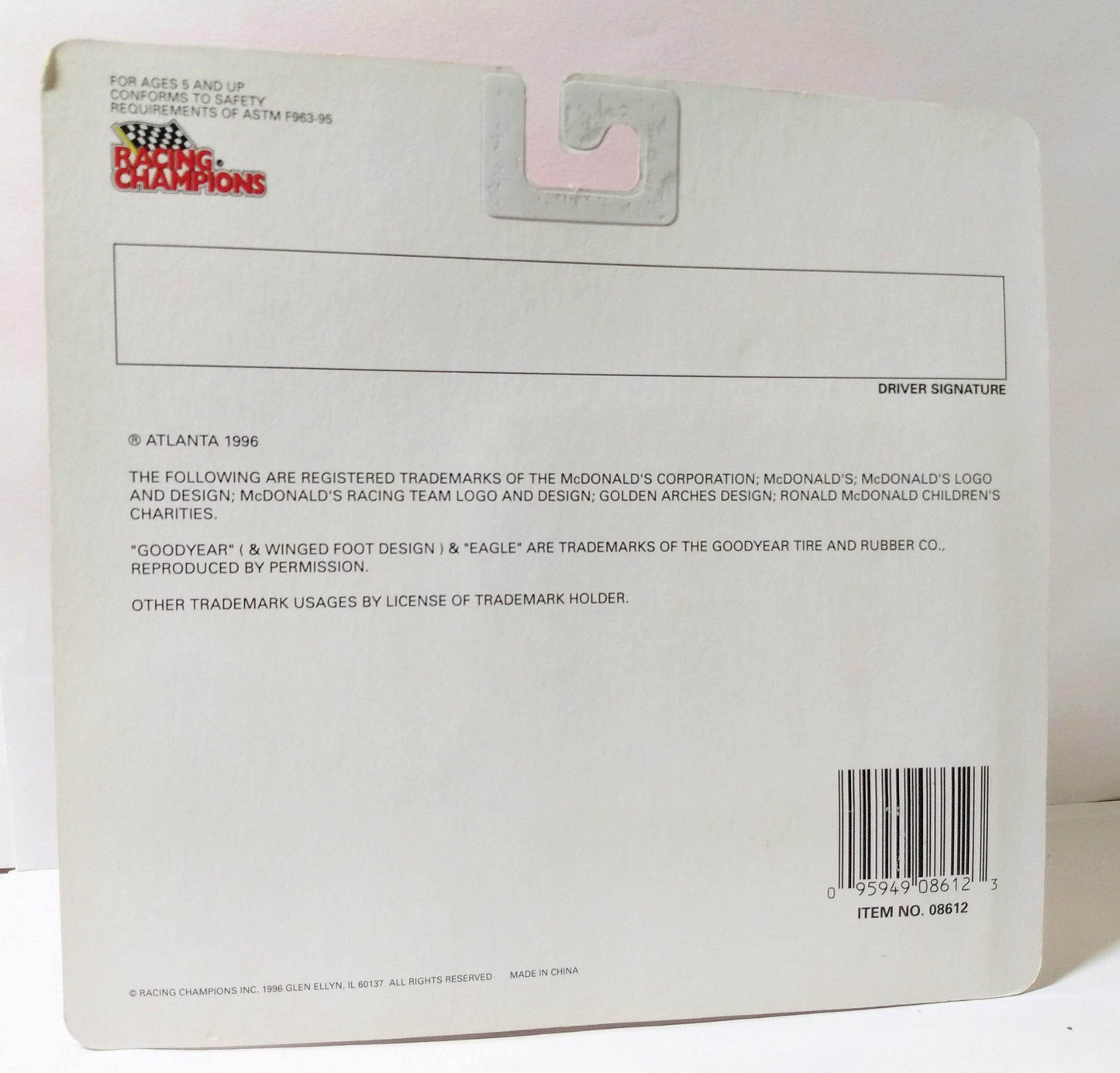 Racing Champions 1996 Olympic Games McDonald's Top Fuel Dragster - TulipStuff